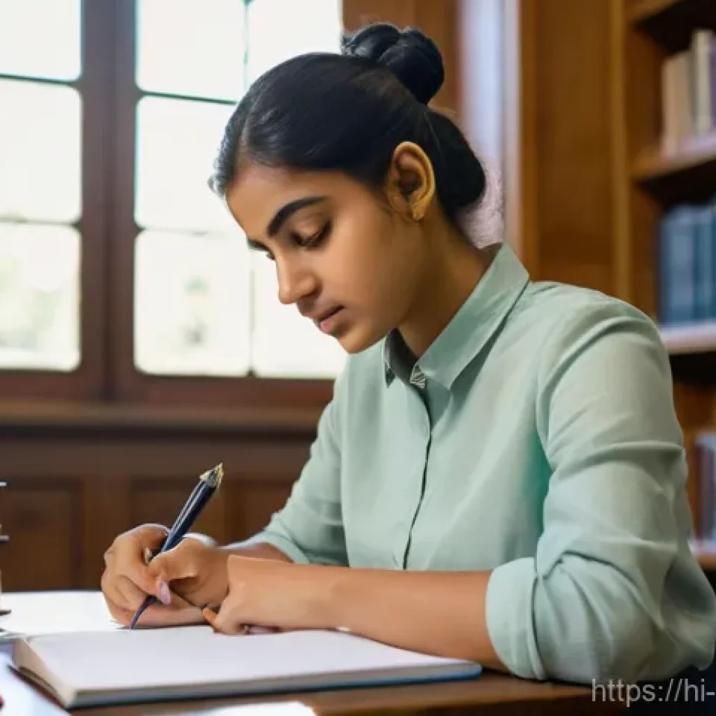 상담심리사 수련 과정의 모든 것 - **Academic Foundation: A Young Psychology Student**
    A focused young South Asian woman, approxima...