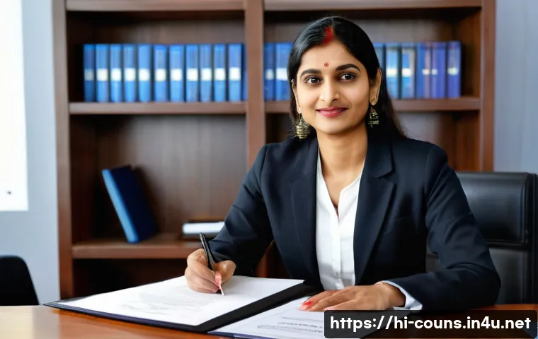 상담심리사 연봉 협상에서 유리한 팁 - **Prompt:** A confident and compassionate Indian female counselling psychologist in her late 30s, pr...